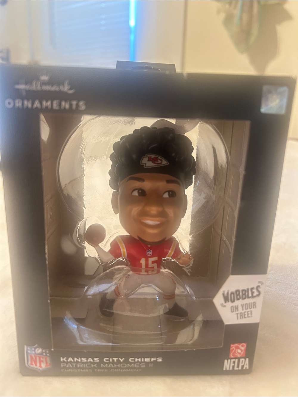 Hallmark Red & Black Kansas City Chiefs Patrick Mahomes II Ornament